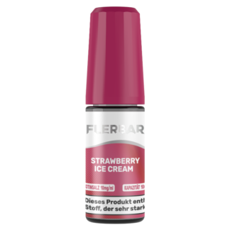 Flerbar Liquid - Strawberry Ice Cream - Nikotinsalz Liquid 10 mg/ml