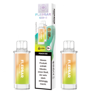 Flerbar - POD Peach lce 20 mg/ml (2 Stück pro Packung) 10er Packung