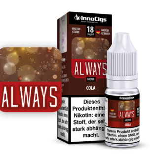 InnoCigs - Always Cola Aroma 3 mg/ml 10er Packung