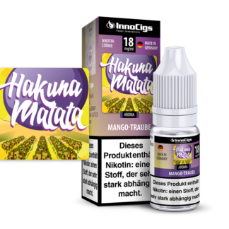 InnoCigs - Hakuna Matata Traube Aroma 0 mg/ml 10er Packung