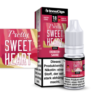 InnoCigs - Pretty Sweetheart Sahne-Erdbeer Aroma 3 mg/ml 10er Packung