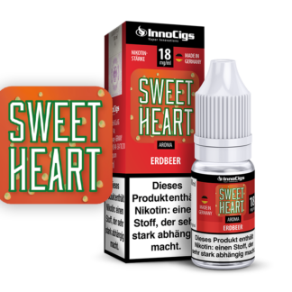 InnoCigs - Sweetheart Erdbeer Aroma 0 mg/ml 10er Packung