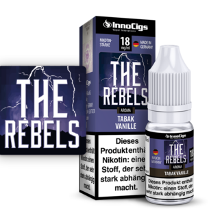 InnoCigs - The Rebels Tabak Vanille Aroma 9 mg/ml 10er Packung