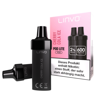Linvo - Pod Lite Cartridge Cherry Cola Ice 20 mg/ml (2 Stück pro Packung) 10er Packung