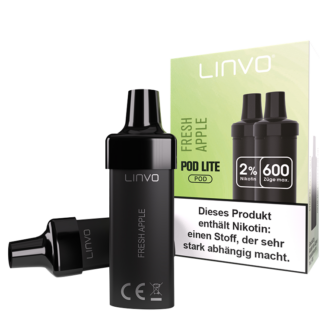 Linvo - Pod Lite Cartridge Fresh Apple 20 mg/ml (2 Stück pro Packung) 10er Packung