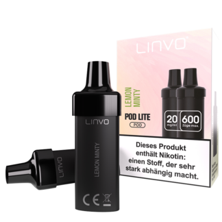 Linvo - Pod Lite Cartridge Lemon Minty 20 mg/ml (2 Stück pro Packung)