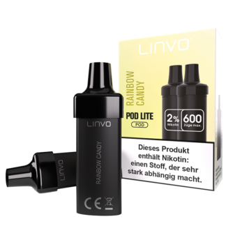 Linvo - Pod Lite Cartridge Rainbow Candy 20 mg/ml (2 Stück pro Packung) 10er Packung