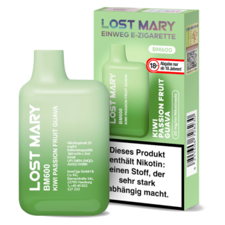 Lost Mary - BM600 Einweg E-Zigarette - Kiwi Passionfruit Guava 20 mg/ml