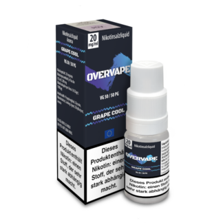 Overvape - Grape Cool - Nikotinsalz Liquid 20 mg/ml 5er Packung