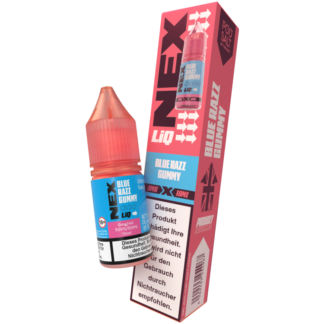 Pod Salt - NexLiq - Blue Razz Gummy Nikotinsalz Liquid 0 mg/ml 10er Packung