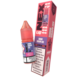 Pod Salt - NexLiq - Sour Grape Ice Nikotinsalz Liquid 0 mg/ml 10er Packung