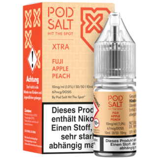 Pod Salt X - Fuji Apple Peach - Nikotinsalz Liquid 10 mg/ml