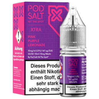 Pod Salt X - Pink Purple Lemonade - Nikotinsalz Liquid 10 mg/ml 5er Packung