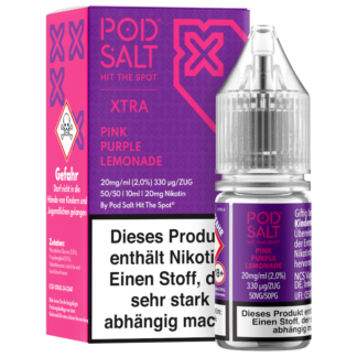 Pod Salt X - Pink Purple Lemonade - Nikotinsalz Liquid 20 mg/ml 5er Packung