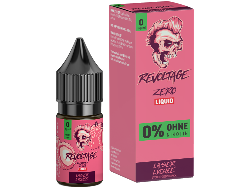 Revoltage - Laser Lychee - Hybrid Nikotinsalz Liquid 0 mg/ml 15er Packung