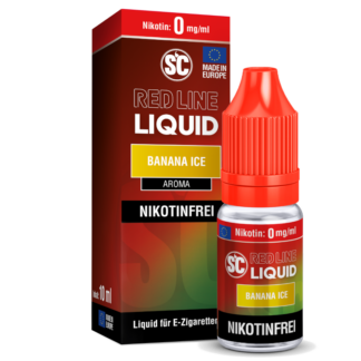 SC - Red Line - Banana Ice - Nikotinsalz Liquid 0 mg/ml 10er Packung