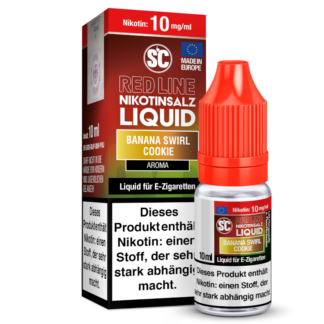 SC - Red Line - Banana Swirl Cookie - Nikotinsalz Liquid 10 mg/ml