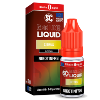 SC - Red Line - Citrus - Nikotinsalz Liquid 0 mg/ml 10er Packung