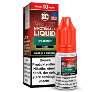 SC - Red Line - Spearmint - Nikotinsalz Liquid 10 mg/ml 10er Packung