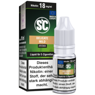 SC Liquid - Delicate Mild Tabak 6 mg/ml 10er Packung