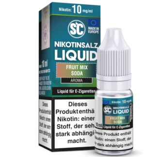 SC - Fruit Mix Soda - Nikotinsalz Liquid 10 mg/ml 10er Packung