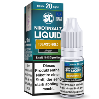 SC - Tobacco Gold - Nikotinsalz Liquid 20 mg/ml 10er Packung