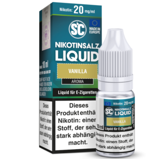 SC - Vanilla - Nikotinsalz Liquid 20 mg/ml 10er Packung