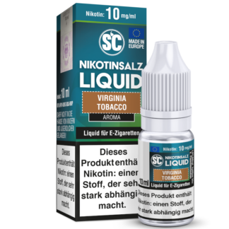 SC - Virginia Tobacco - Nikotinsalz Liquid 10 mg/ml