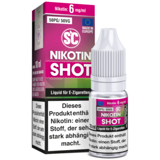 SC - 10 ml Nikotin Shot 50PG/50VG 6 mg/ml
