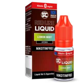 SC - Red Line - Lemon Mint - Nikotinsalz Liquid 0 mg/ml