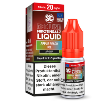 SC - Red Line - Apple Peach Ice - Nikotinsalz Liquid 20 mg/ml