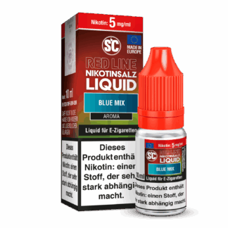SC - Red Line - Blue Mix - Nikotinsalz Liquid 5 mg/ml 10er Packung