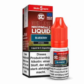 SC - Red Line - Blueberry - Nikotinsalz Liquid 5 mg/ml