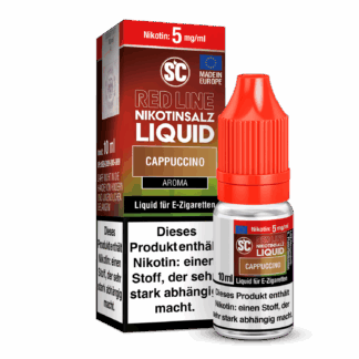 SC - Red Line - Cappuccino - Nikotinsalz Liquid 5 mg/ml