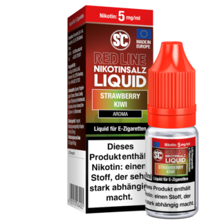 SC - Red Line - Strawberry Kiwi - Nikotinsalz Liquid 5 mg/ml 10er Packung