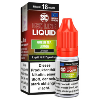 SC - Red Line Nikotin - Green Tea Lemon 18 mg/ml