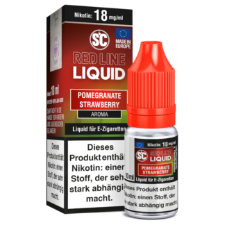 SC - Red Line Nikotin - Pomegranate Strawberry 18 mg/ml