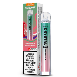 SKE - Crystal Bar Einweg E-Zigarette - Apple Peach 20 mg/ml