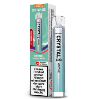 SKE - Crystal Bar Einweg E-Zigarette - Menthol 20 mg/ml 10er Packung