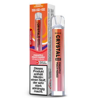 SKE - Crystal Bar Einweg E-Zigarette - Pineapple Peach Mango 20 mg/ml 10er Packung