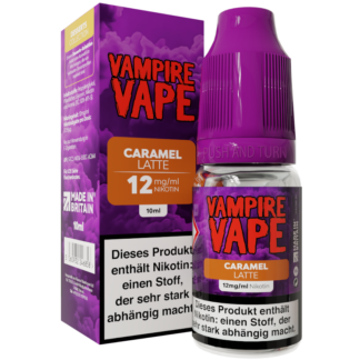 Vampire Vape - Dessert Collection - Caramel Latte E-Zigaretten Liquid 12 mg/ml 10er Packung