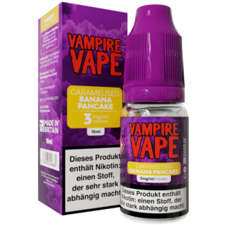 Vampire Vape - Dessert Collection - Caramelised Banana Pancake E-Zigaretten Liquid 3 mg/ml 10er Packung