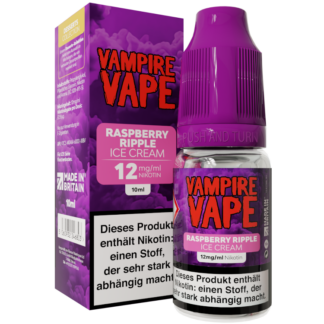 Vampire Vape - Dessert Collection - Raspberry Ripple Ice Cream E-Zigaretten Liquid 12 mg/ml